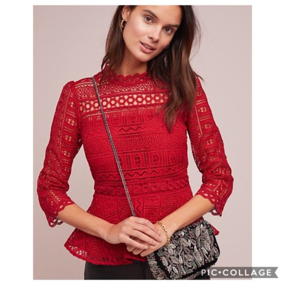 ANTHROPOLOGIE moulinette soeurs top